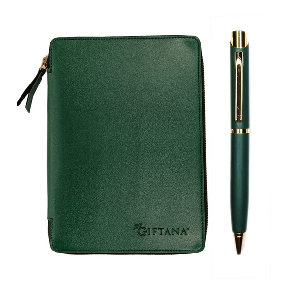 Giftana Zipper Organizer Diary and Pen Set